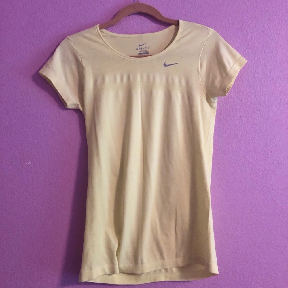 NEON yellow Nike workout shirt